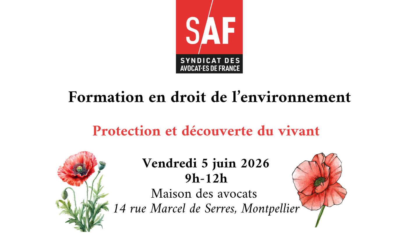 Formation en droit de l'environnement